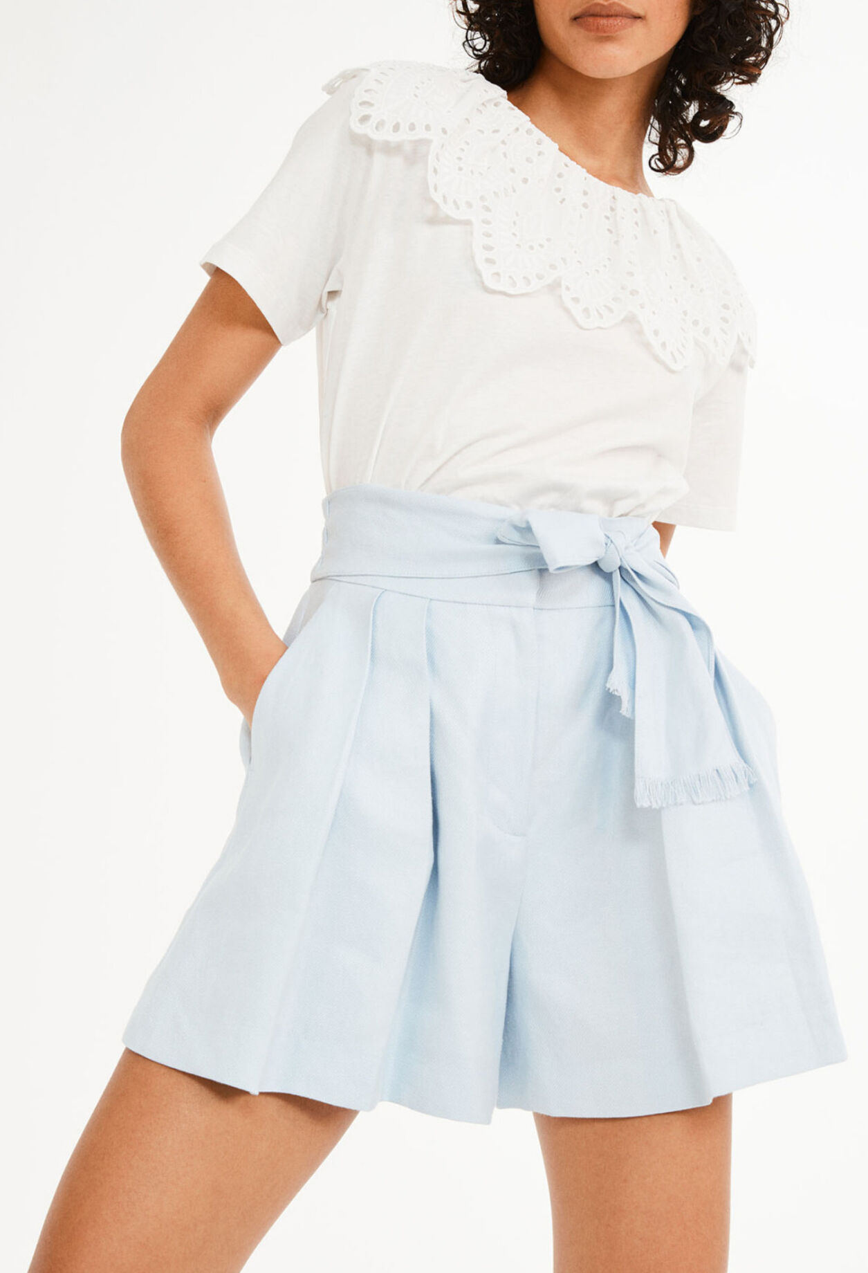 Shorts de lino