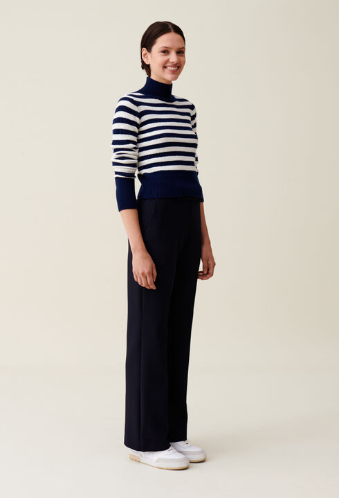 Jersey marinero cuello alto