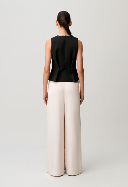 Pantal&oacute;n fluido satinado