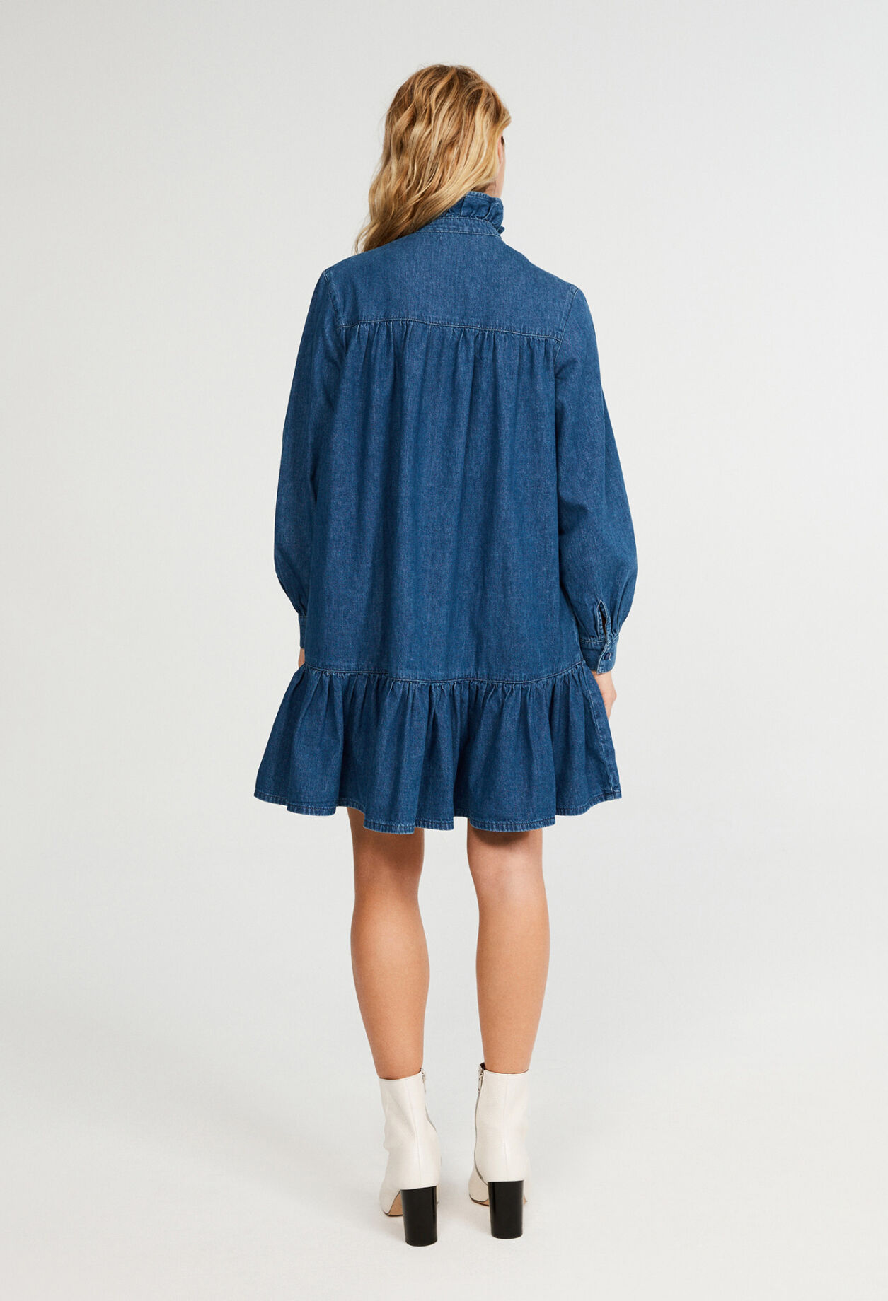 Vestido trapecio vaquero
