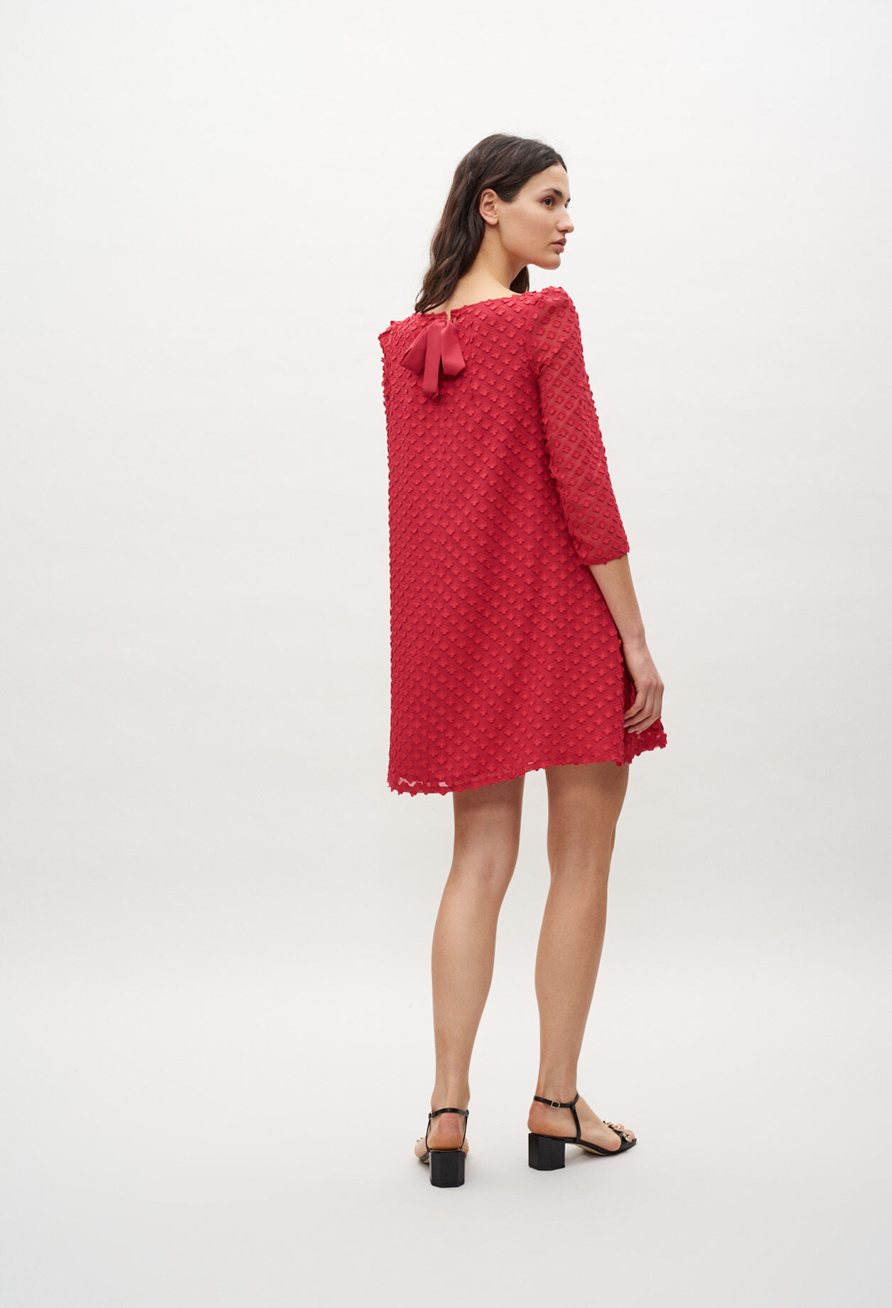 Vestido corto trapecio Vestido corto trapecio