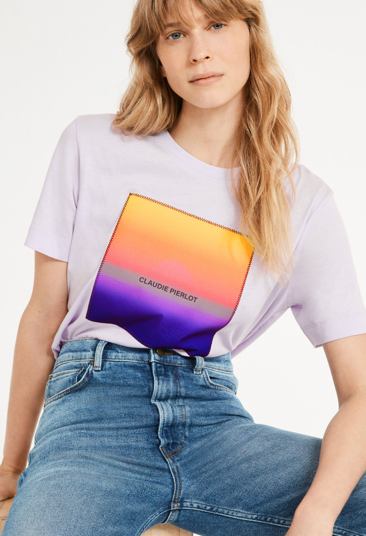 Camiseta lila