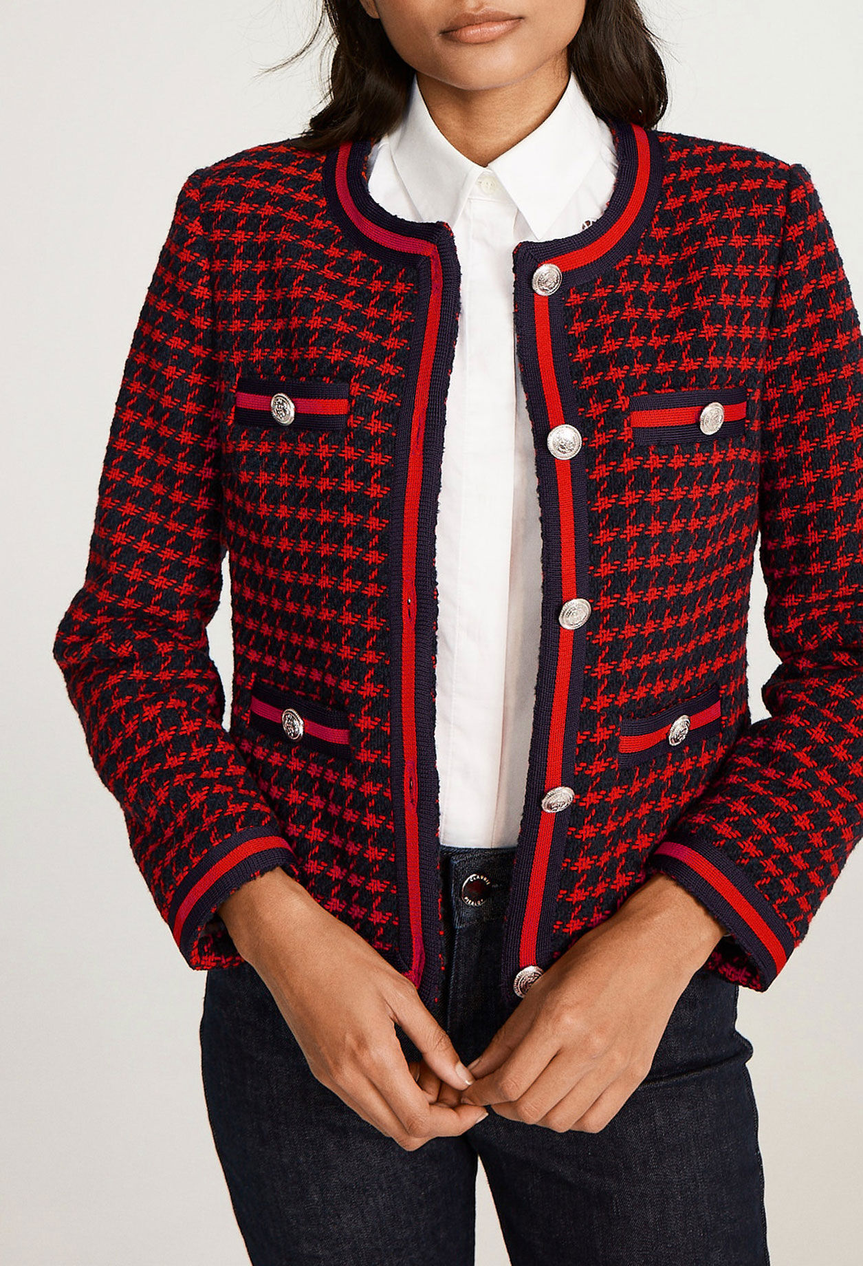 Chaqueta de tweed
