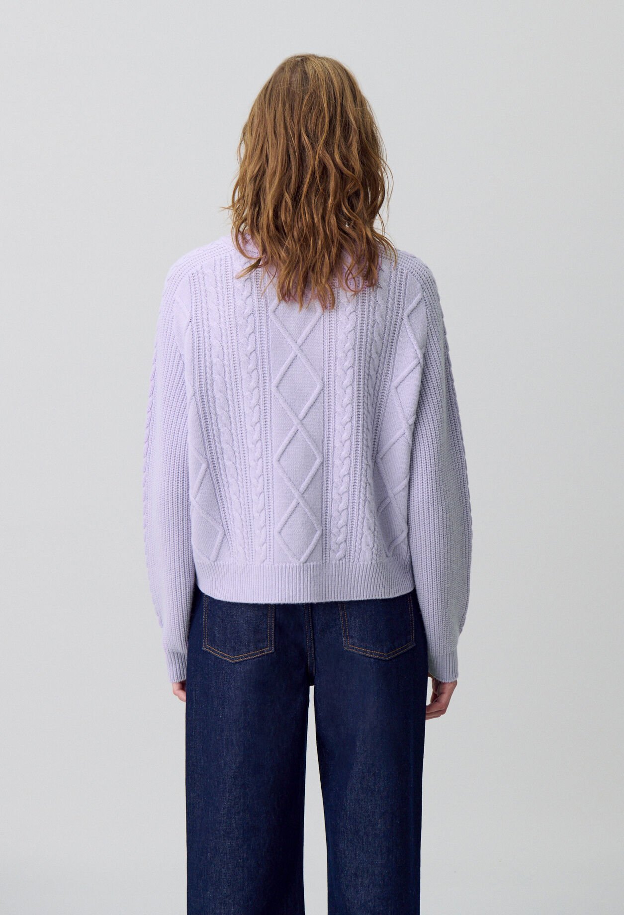 Jersey de punto jacquard oversized