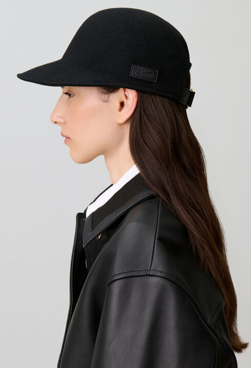 Gorra de fieltro de lana