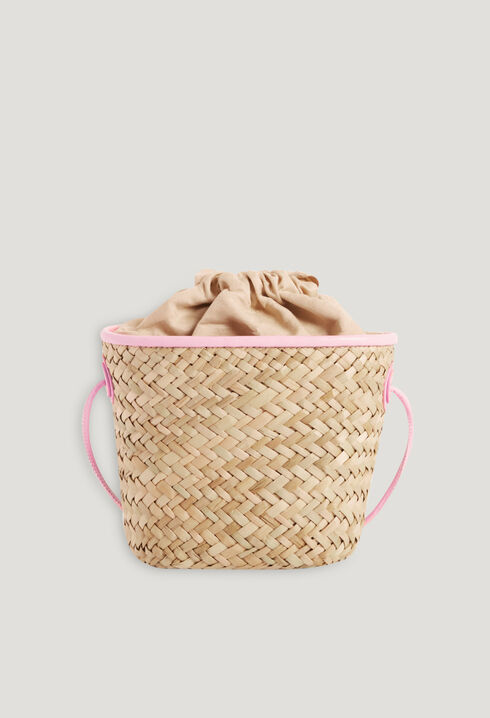 Cesta peque&ntilde;a paja