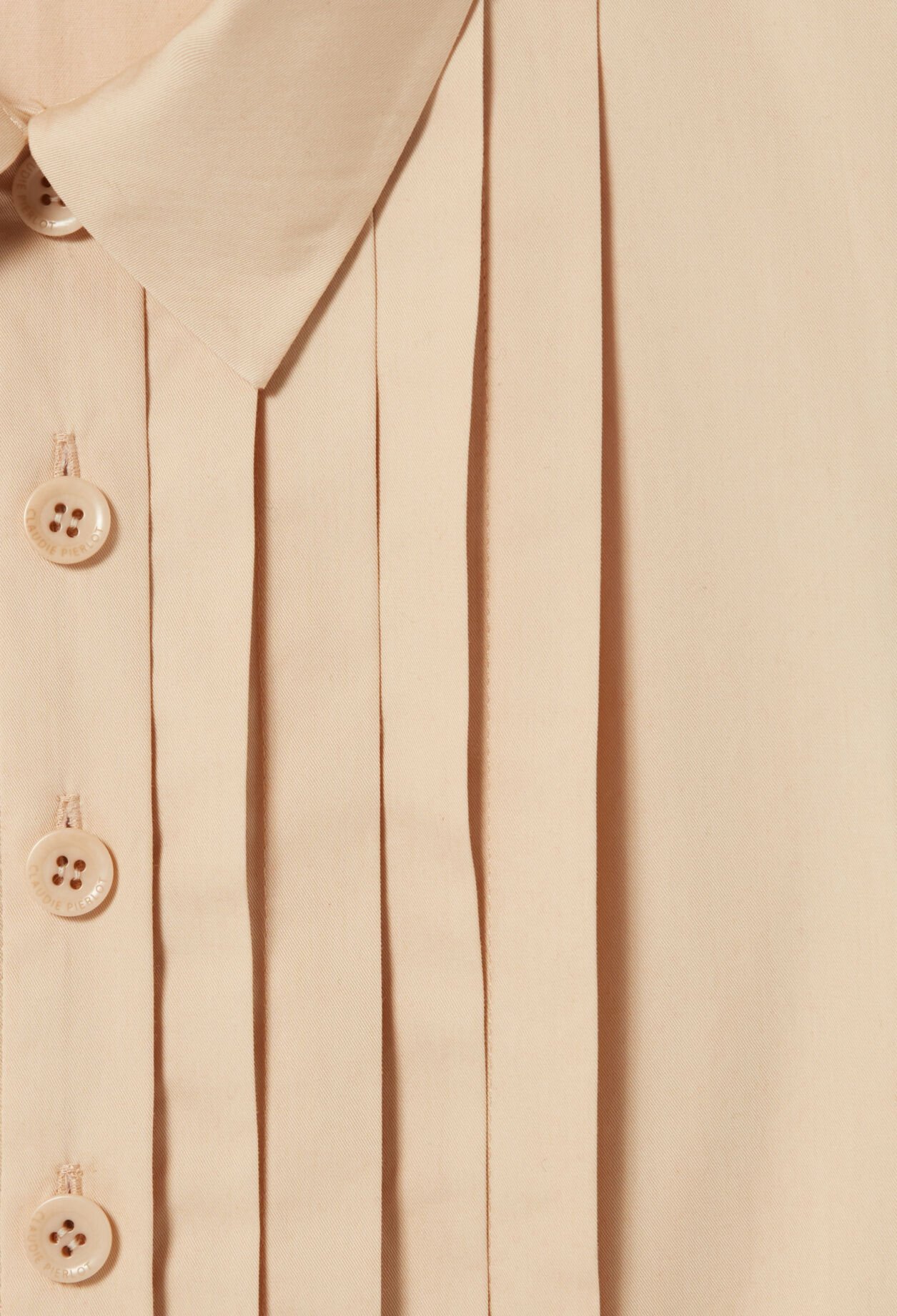 Vestido corto abotonado