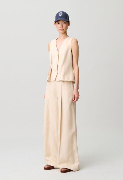 Chaleco de traje sin mangas