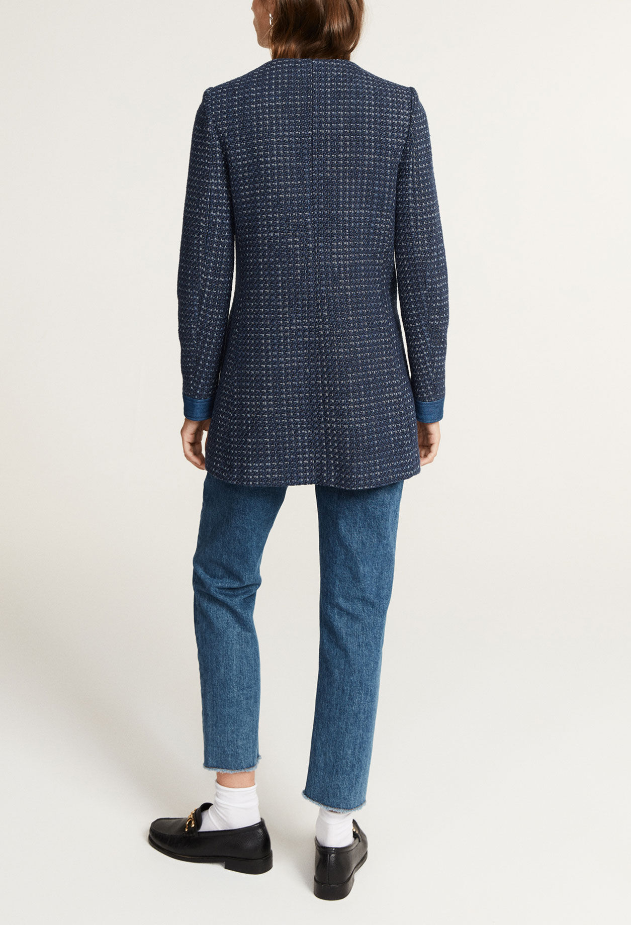 Abrigo de tweed