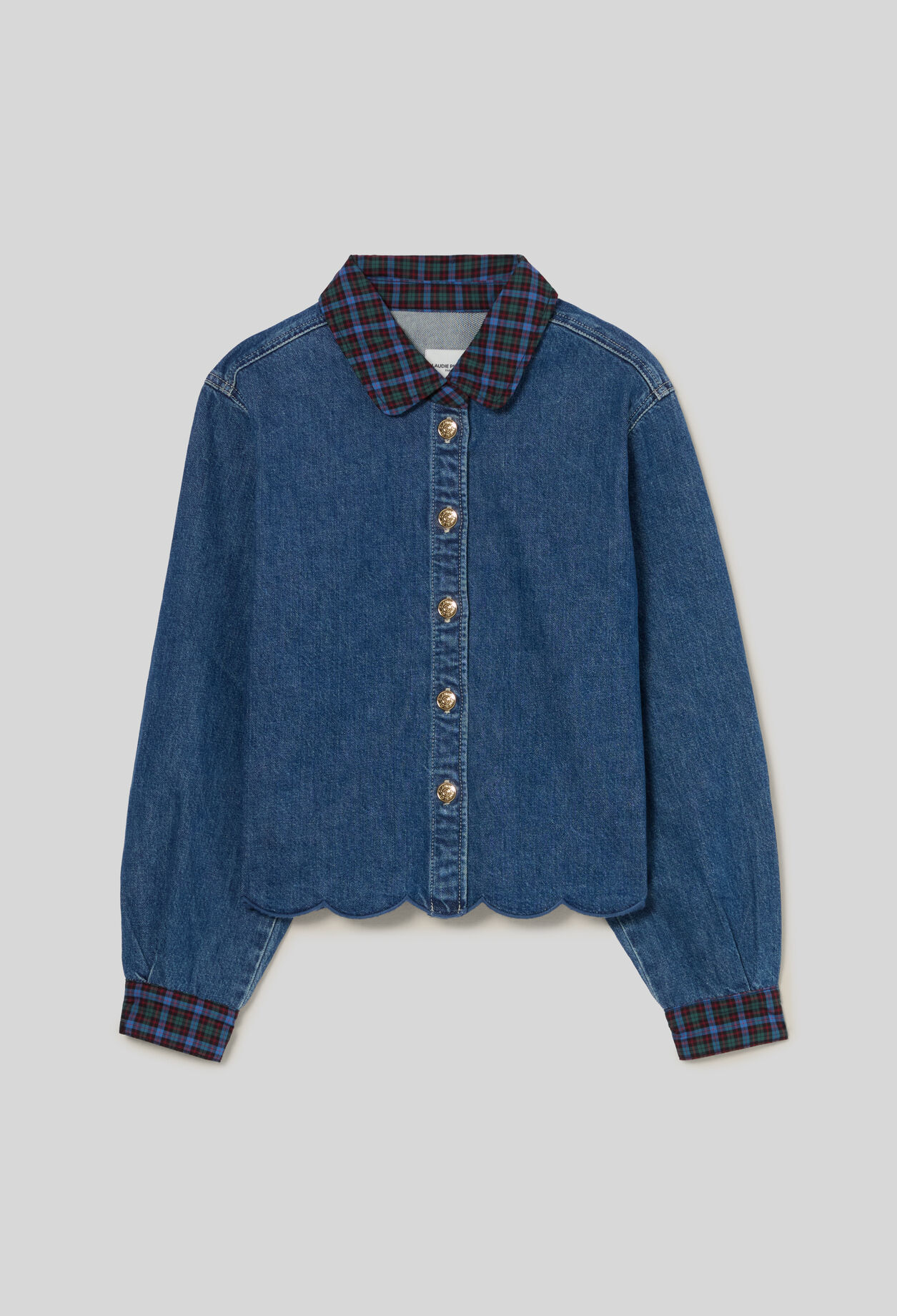 Camisa de denim de algod&oacute;n