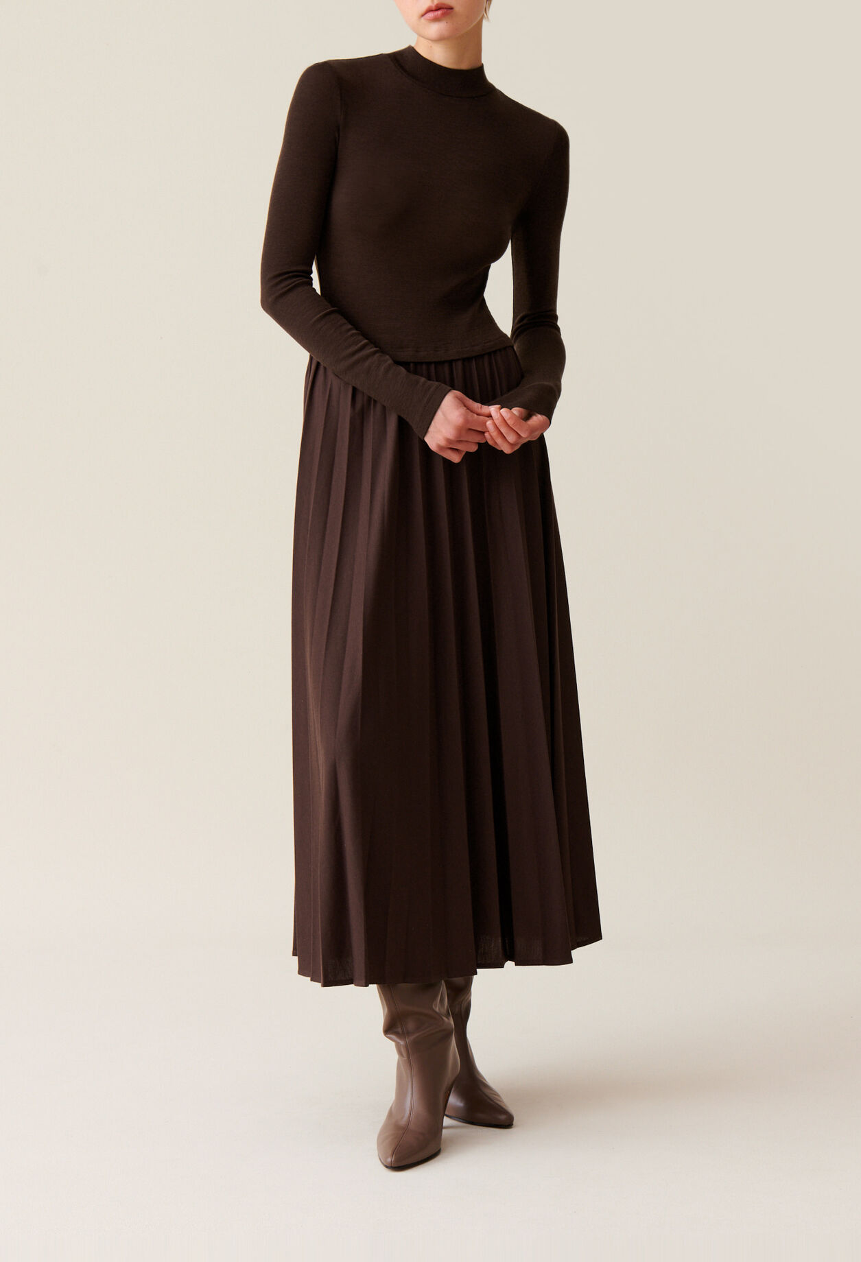 Vestido de punto Twist