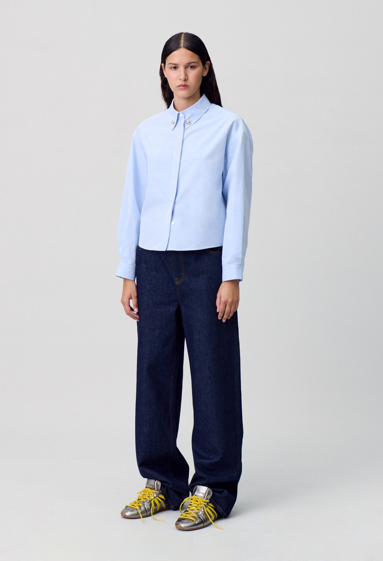 Camisa de corte cuadrado