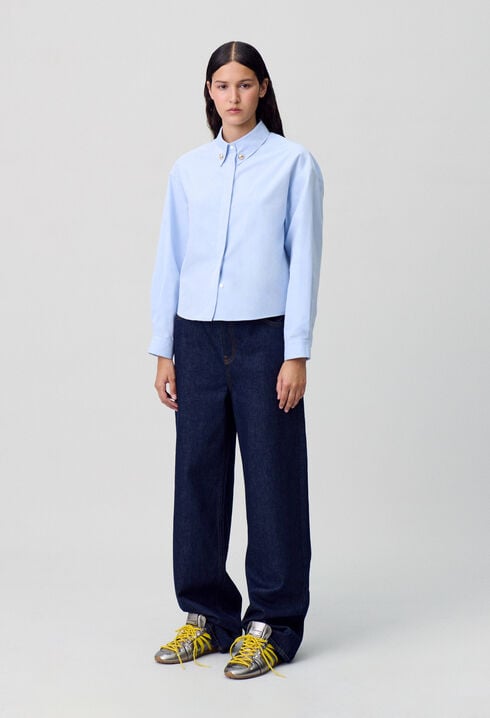Camisa de corte cuadrado