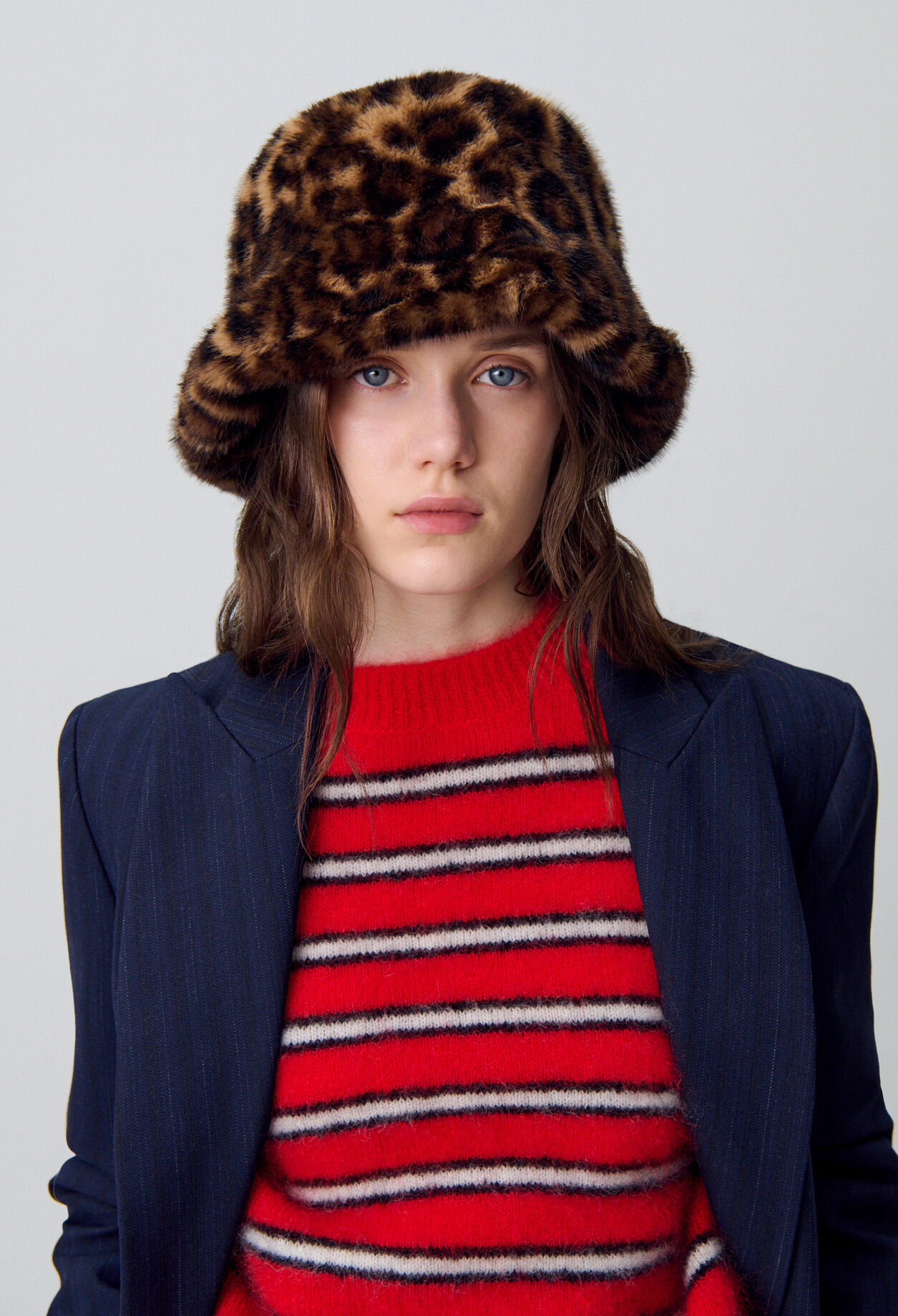 Gorro de pescador leopardo