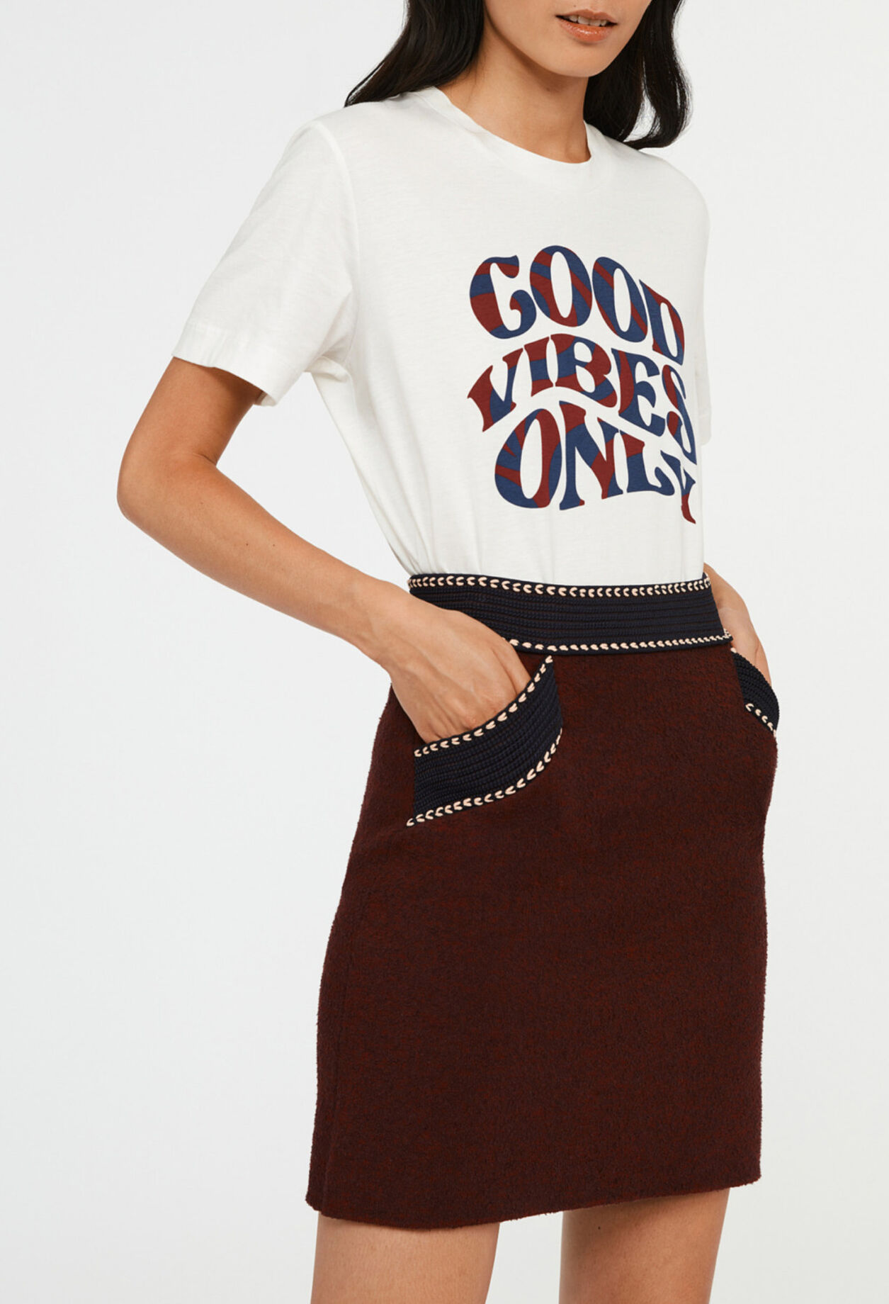 Minifalda con galones