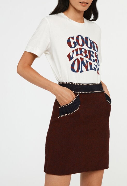 Minifalda con galones