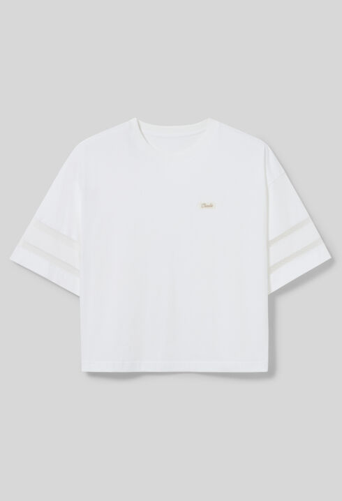 Camiseta de algodón oversize