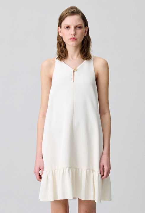Vestido corto sin mangas