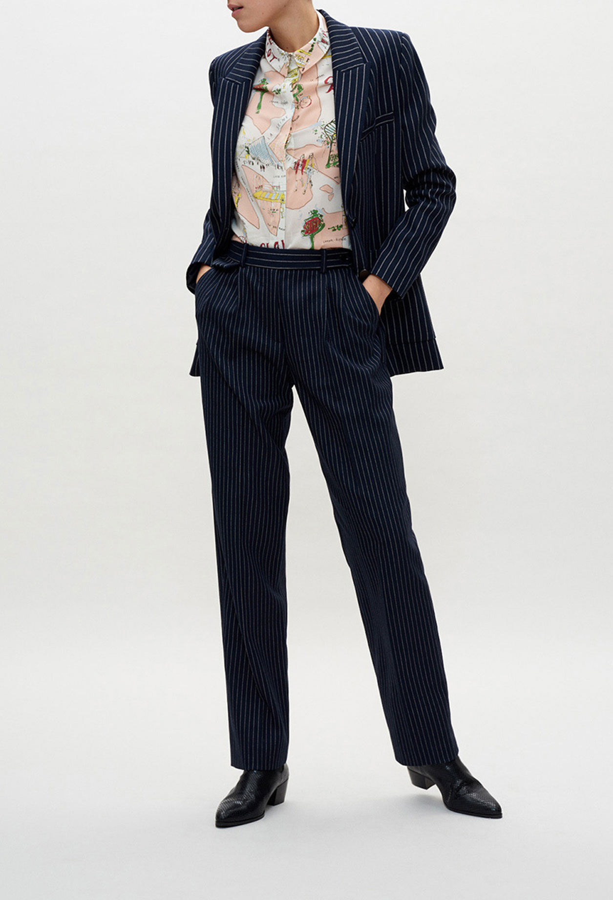 Pantalones de sastre a rayas