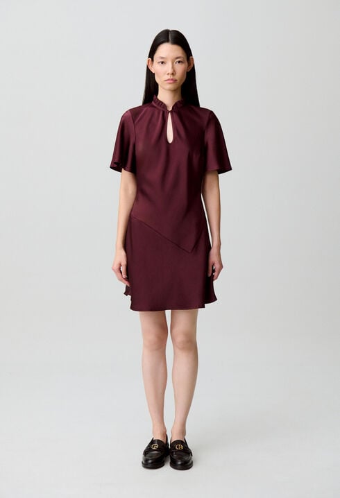 Vestido corto fluido