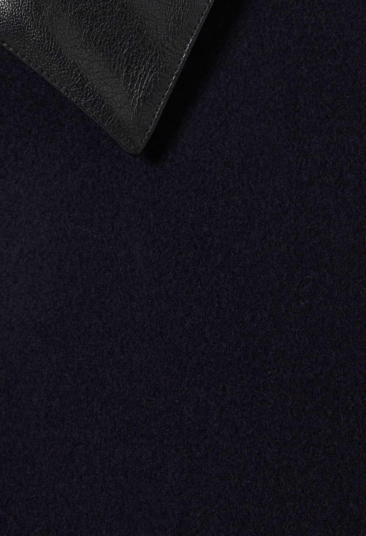 Chaqueta de lana con cuello