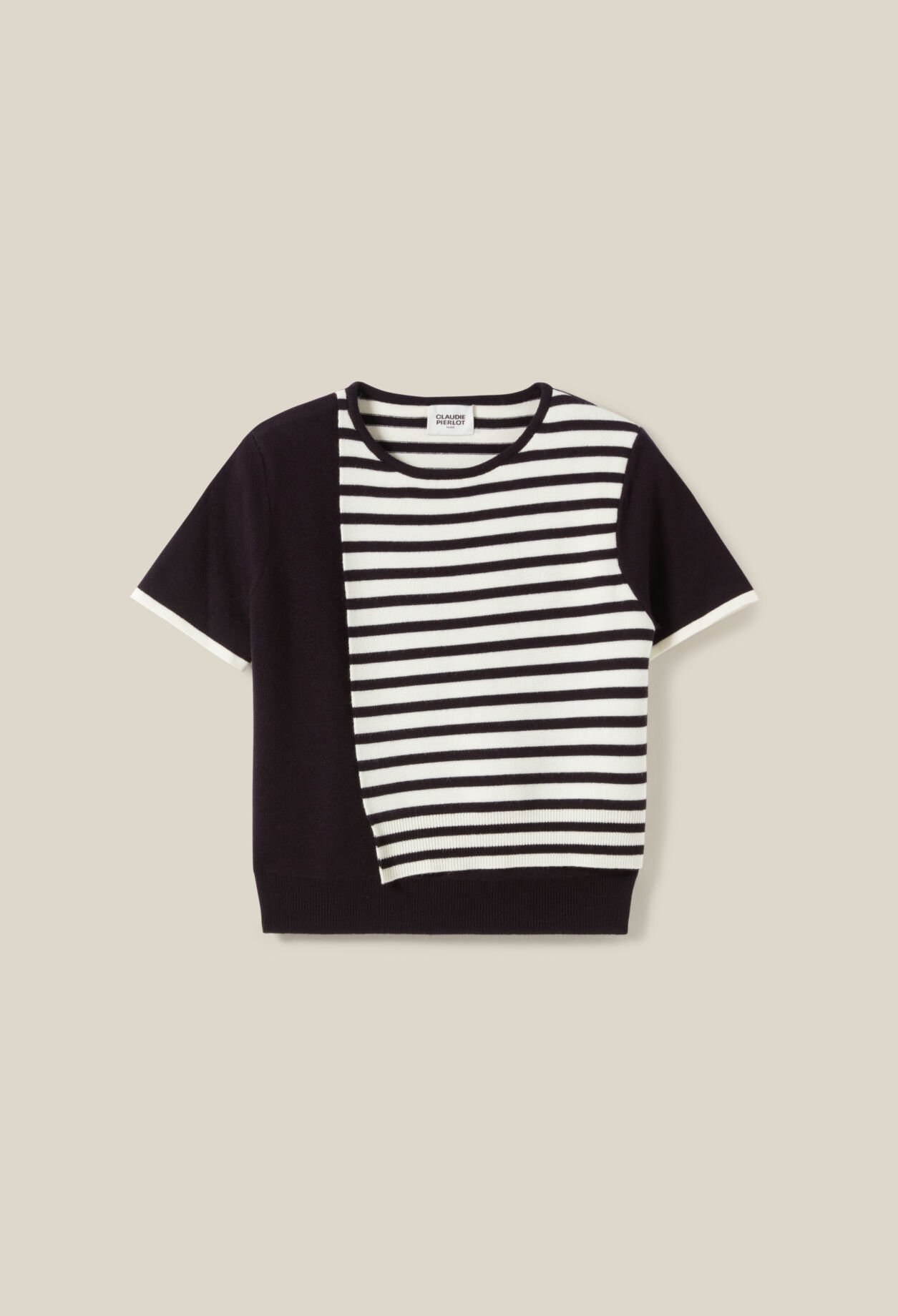 Jersey corto estilo marinero