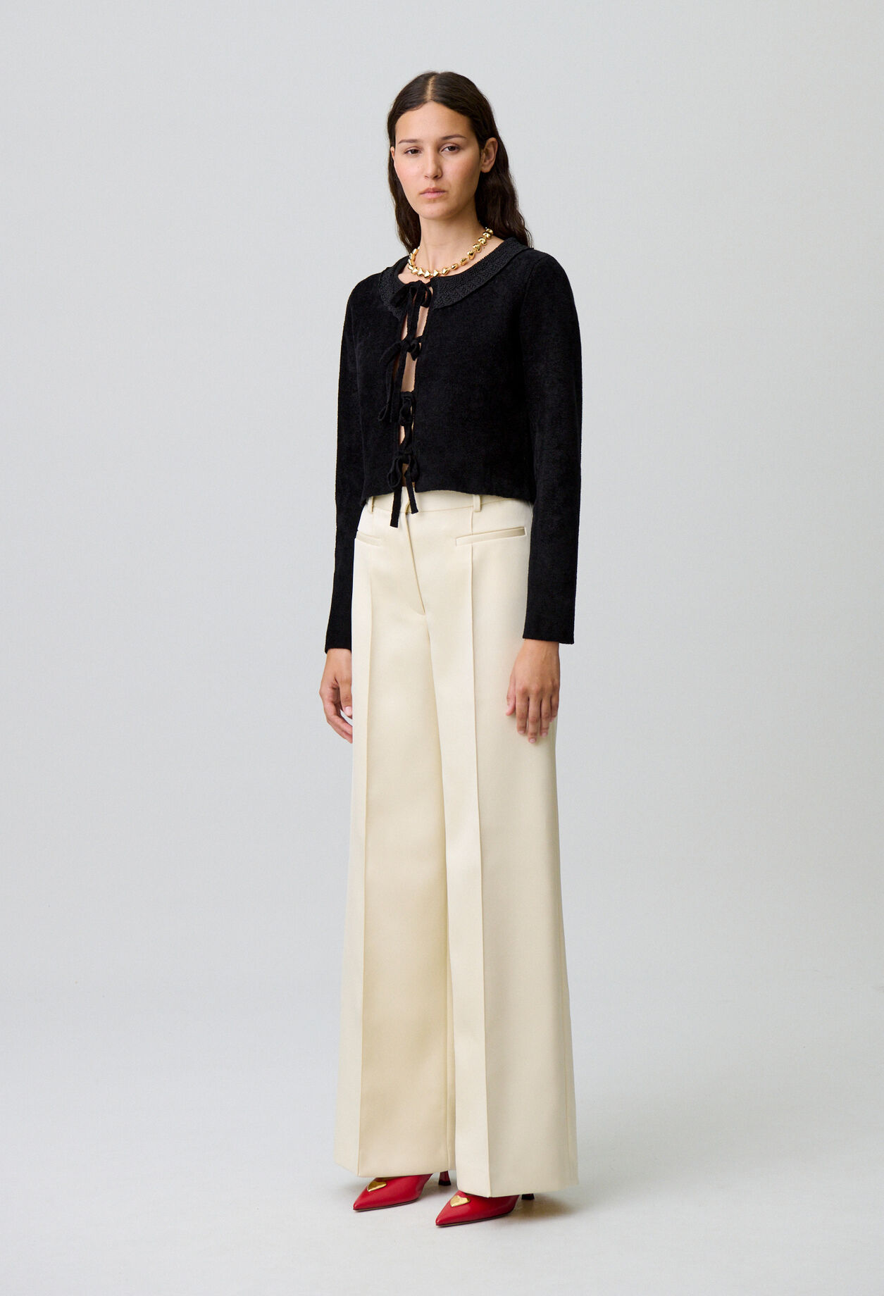 Pantalón de traje recto