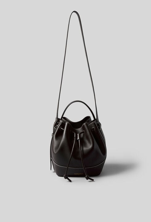 Bolso de cuero tipo saco