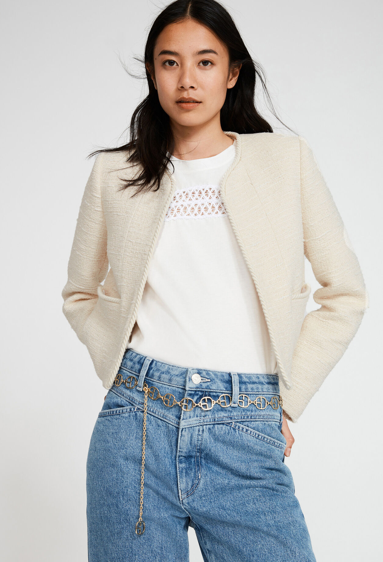 Chaqueta de tweed
