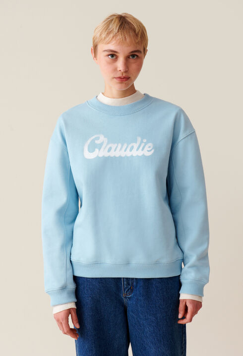 Sudadera amplia Claudie estampada
