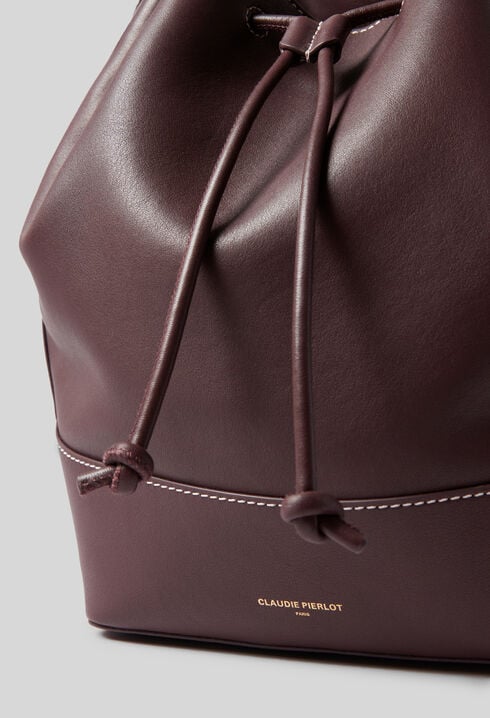 Bolso saco grande de cuero