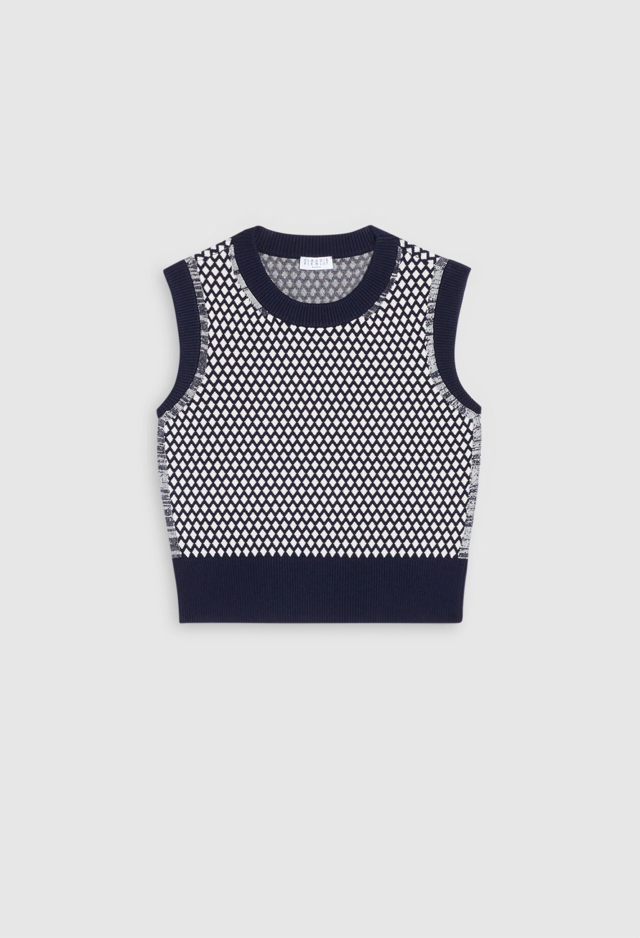 Jersey sin mangas con motivos gráficos