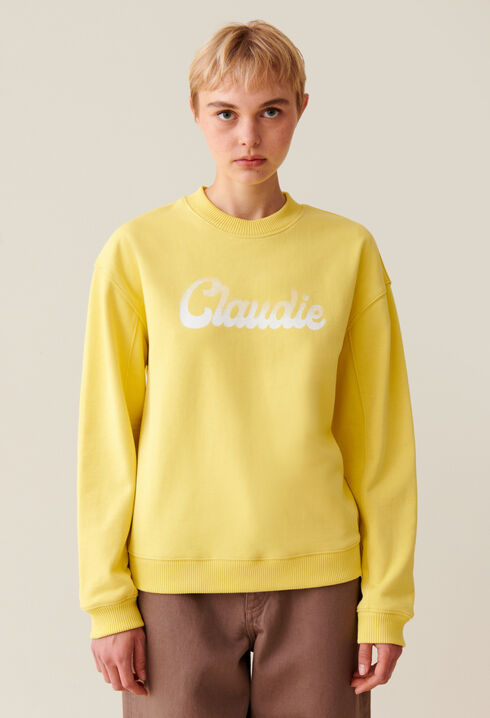 Sudadera amplia Claudie estampada