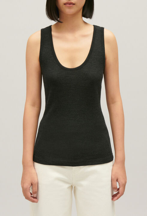 Camiseta tirantes lana