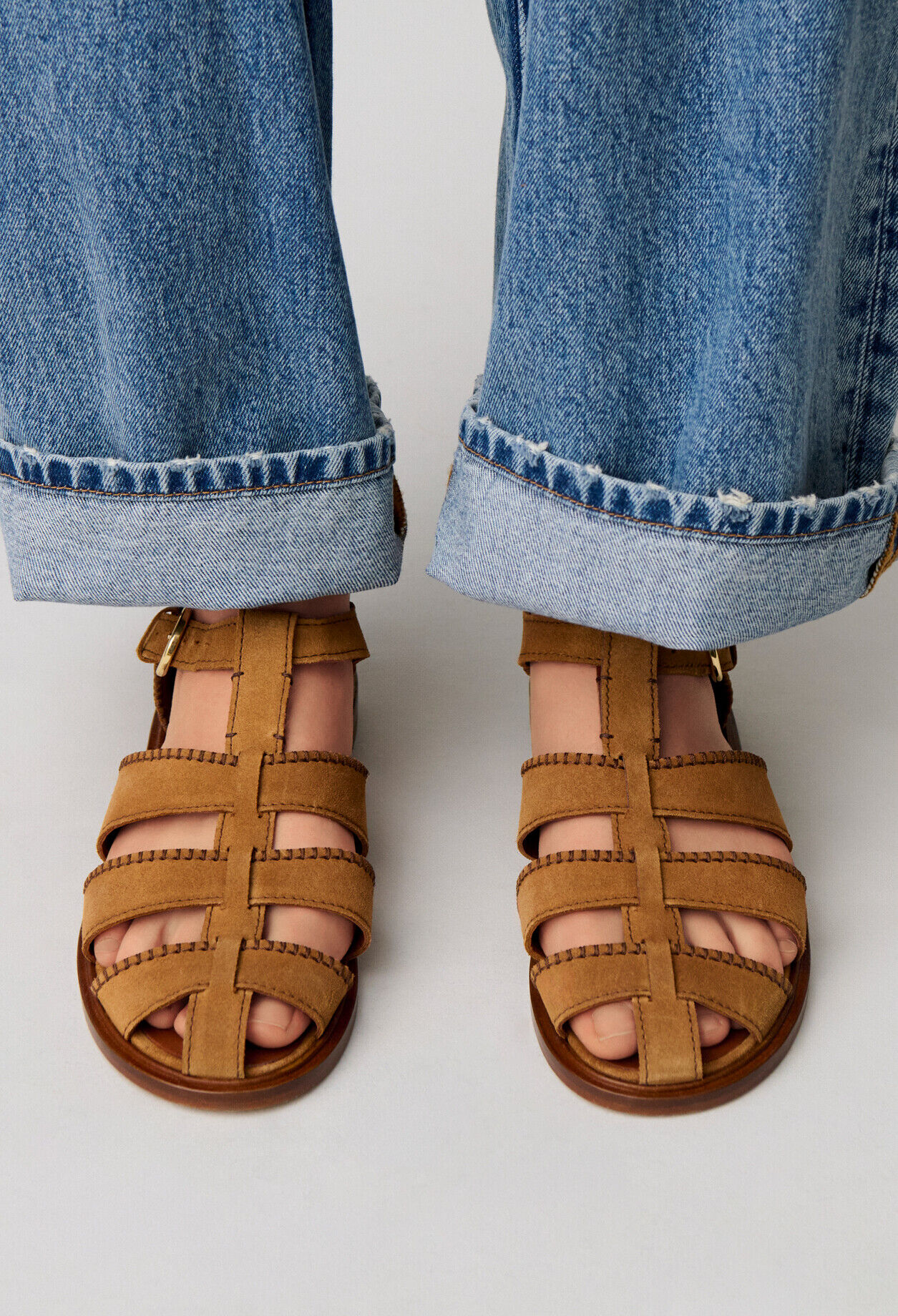 Sandalias de cuero