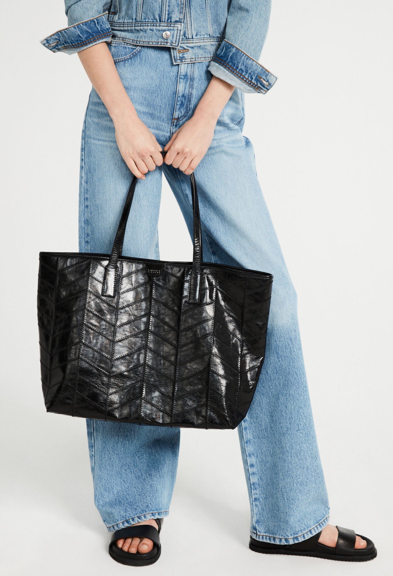 Bolso cabás de piel