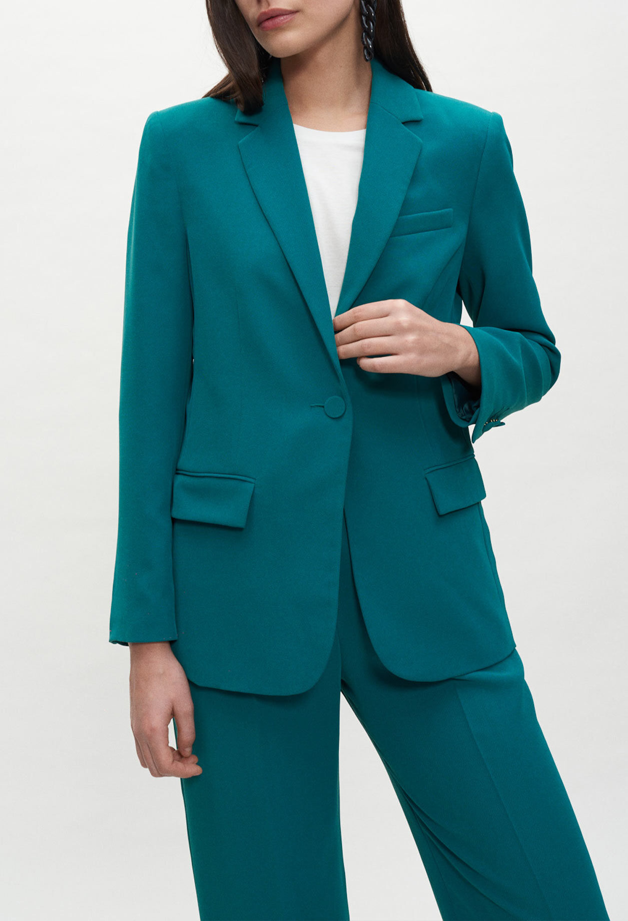 Chaqueta sastre con bolsillos