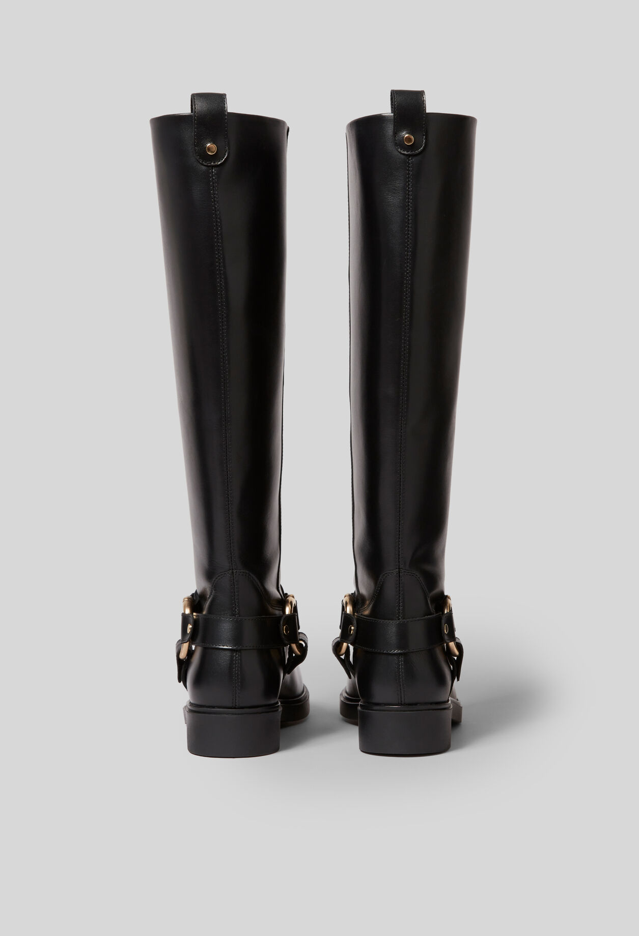 Botas altas de piel