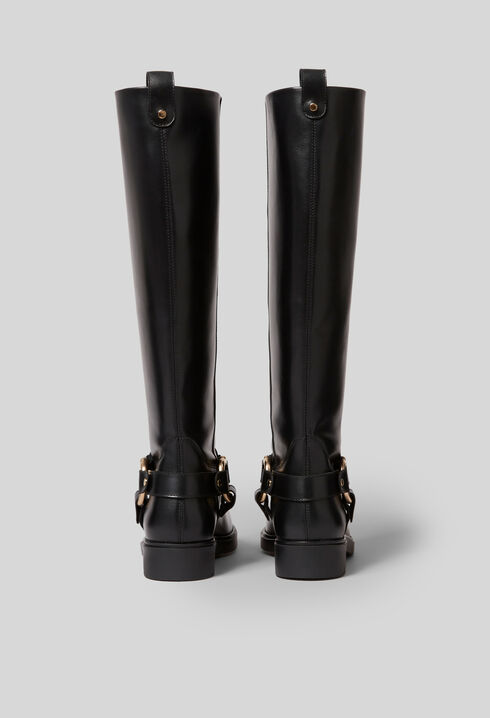 Botas altas de piel