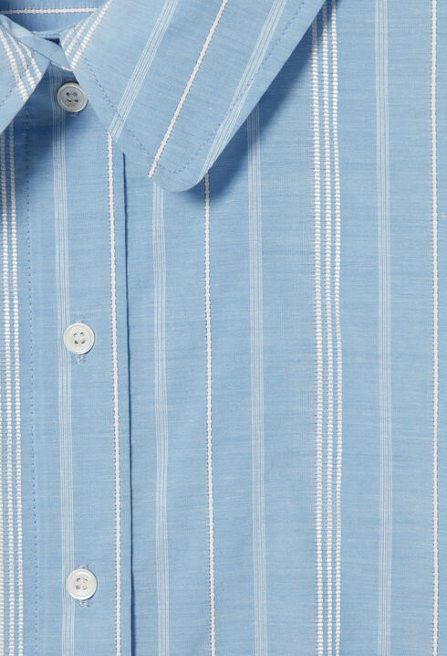 Camisa de rayas cuello Claudine