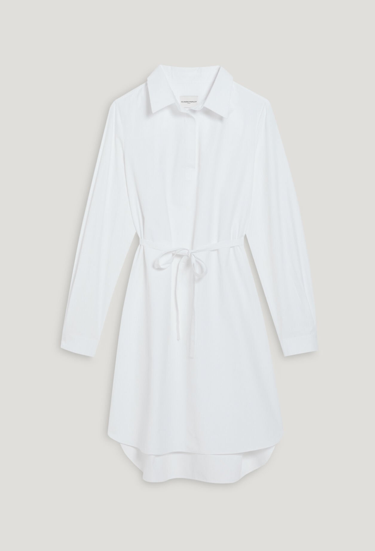 Vestido corto cuello polo