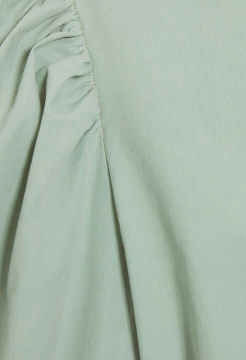 Vestido corto cruzado