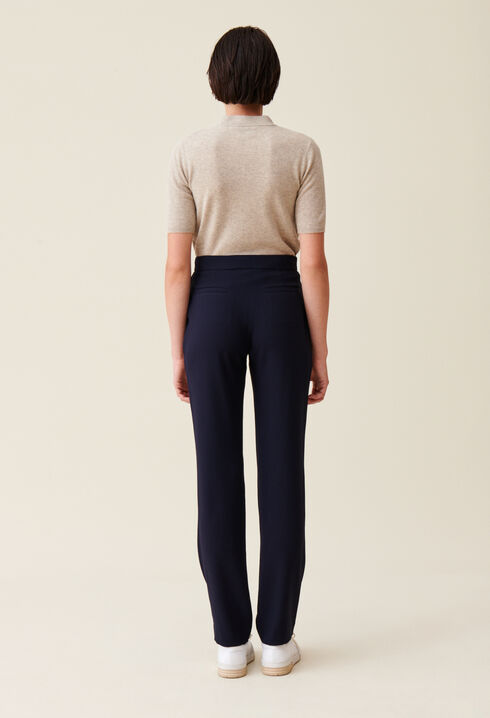 Pantalón de traje azul marino 