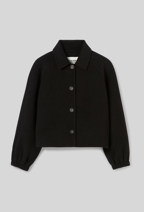 Chaqueta corta cuello camisa