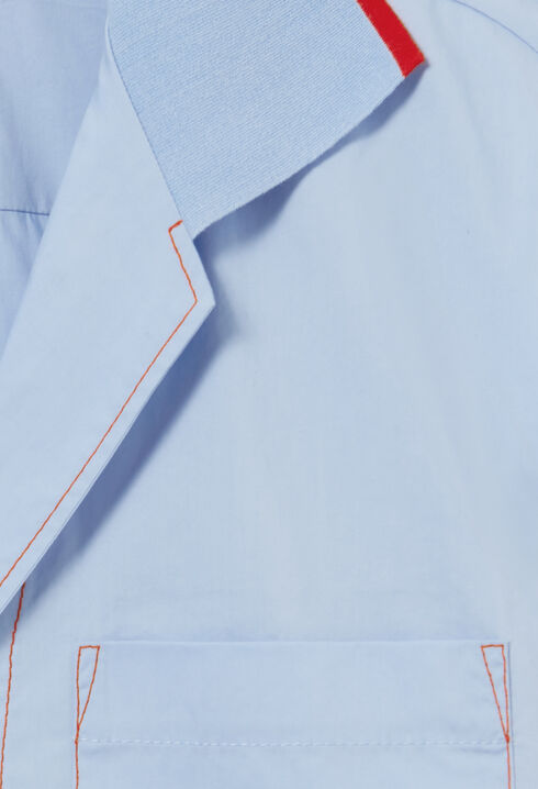 Camisa oversize contrastada