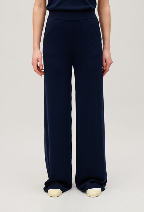 Pantal&oacute;n holgado de punto