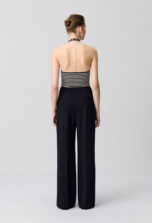 Pantalón con botones tipo pont