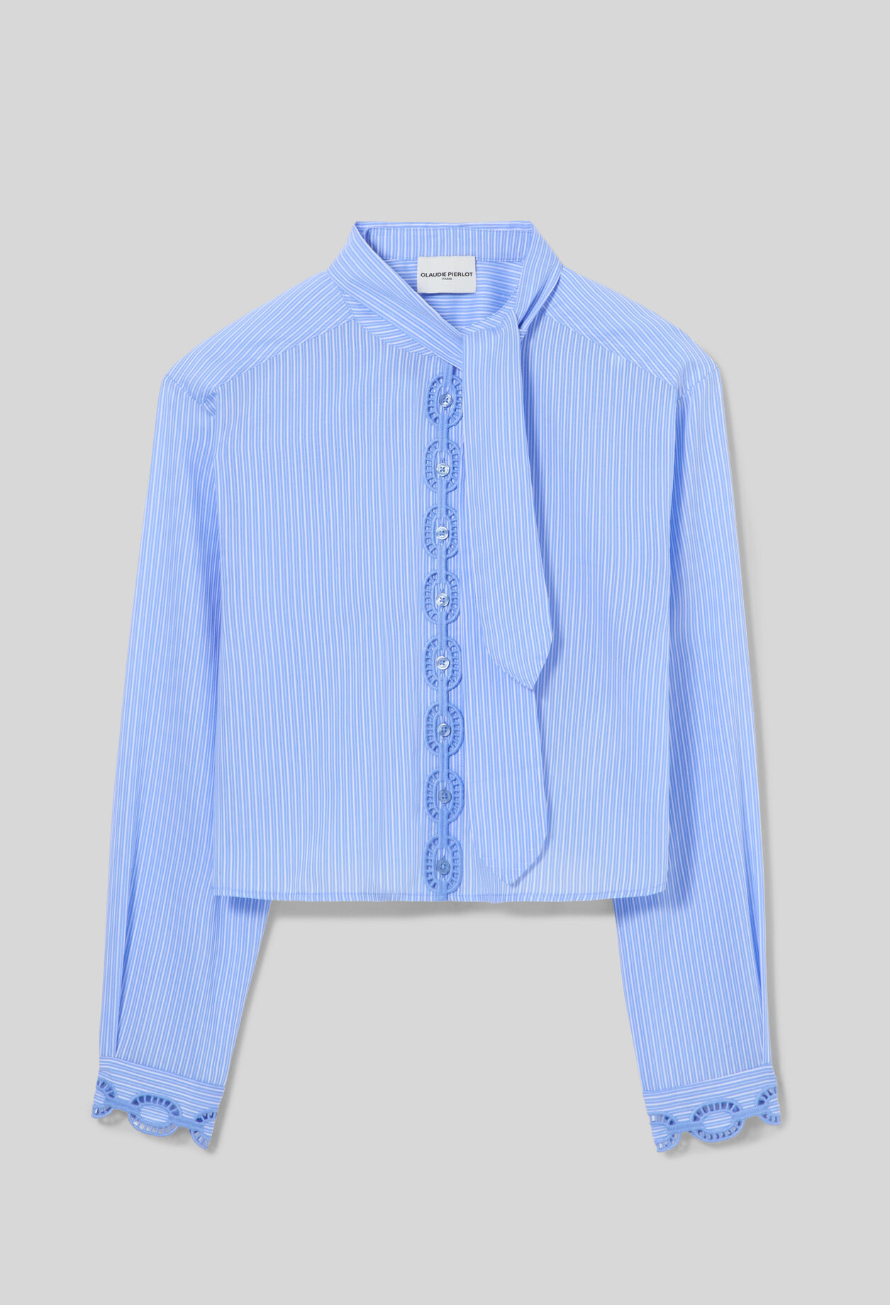 Camisa de popel&iacute;n a rayas