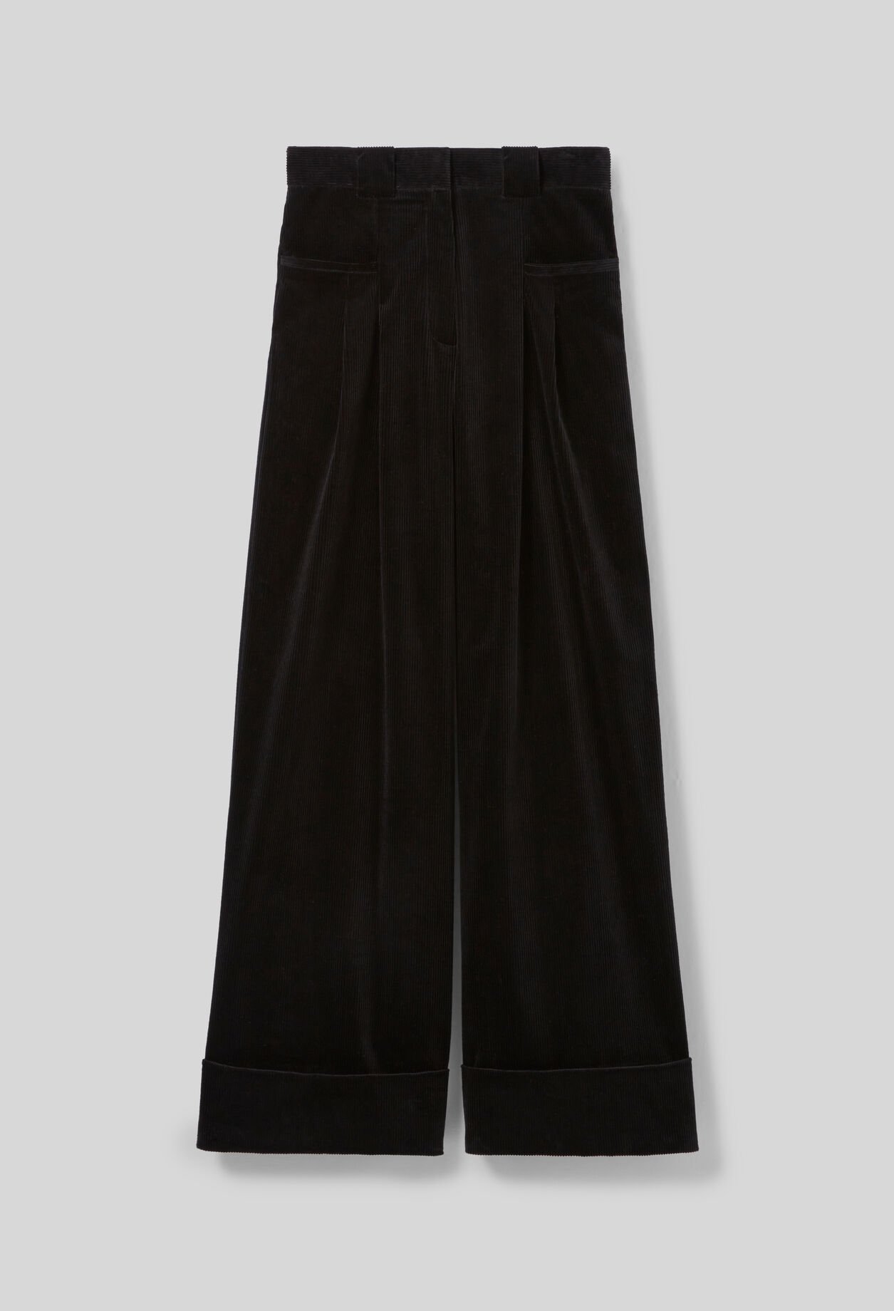 Pantalón amplio de terciopelo