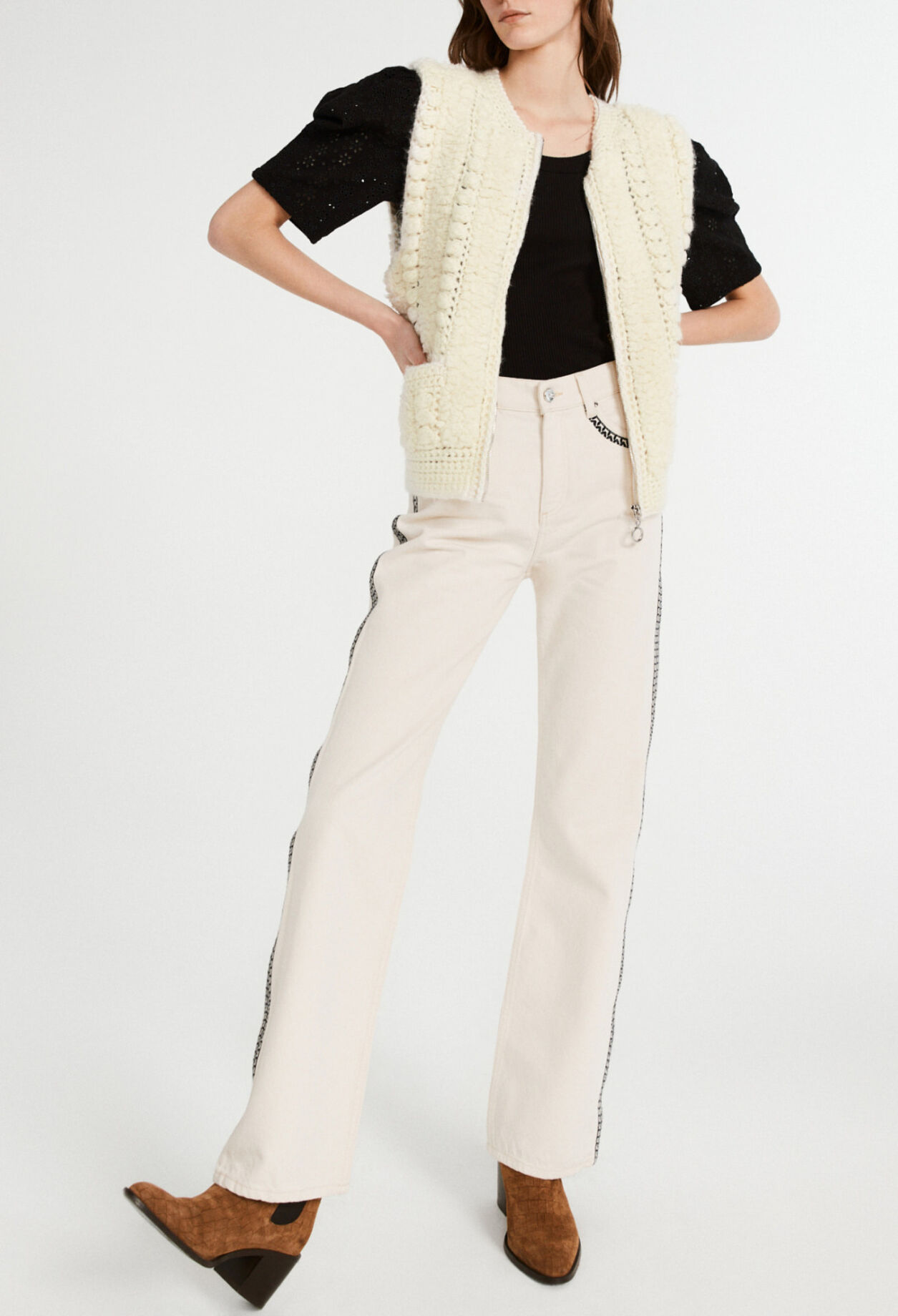 Cardigan sin mangas